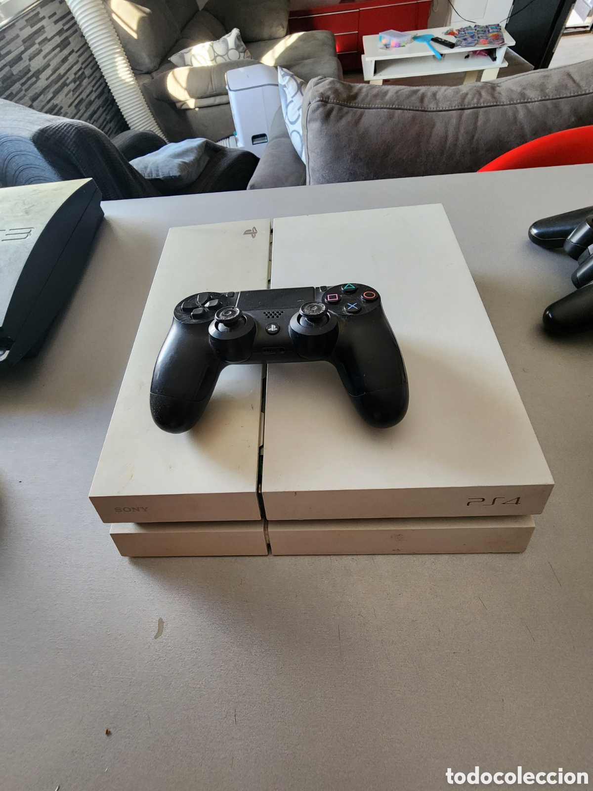Videojuegos y consolas PS4 de segunda mano: ​&iexcl;SUBASTA! PS4 500GB Blanca (Desmontada / COMPLETA) + Mando + Cables