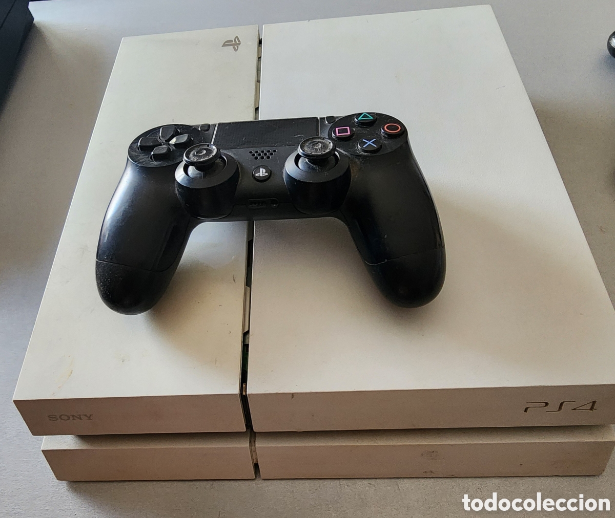Videojuegos y consolas PS4 de segunda mano: ​&iexcl;SUBASTA! PS4 500GB Blanca (Desmontada / COMPLETA) + Mando + Cables