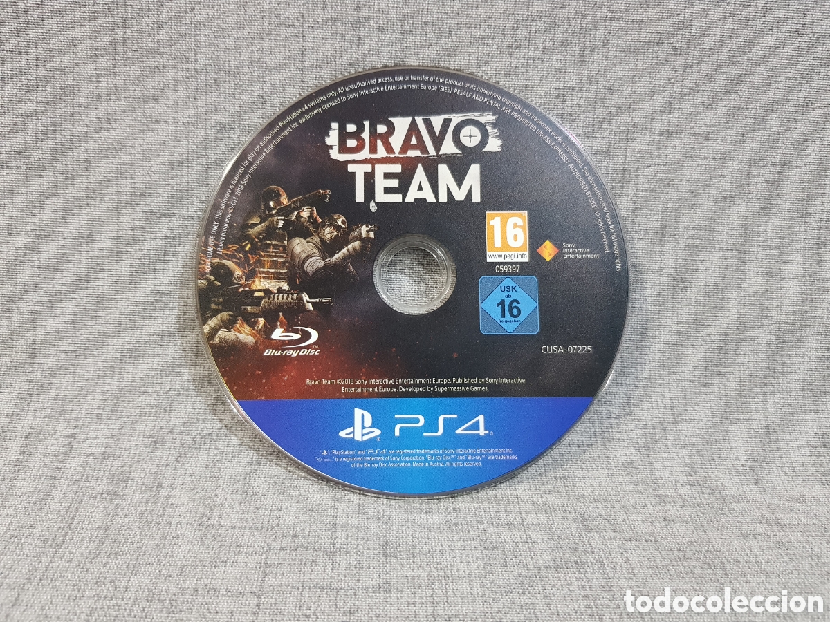 Videojuegos y consolas PS4 de segunda mano: 2018 BRAVO TEAM PARA PS4 CUSA-07225