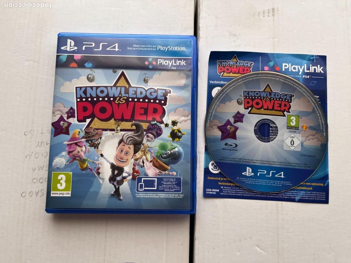 Videojuegos y consolas PS4 de segunda mano: KNOWLEDGE IS POWER - PS4 PLAYSTATION 4 PLAY STATION KREATEN