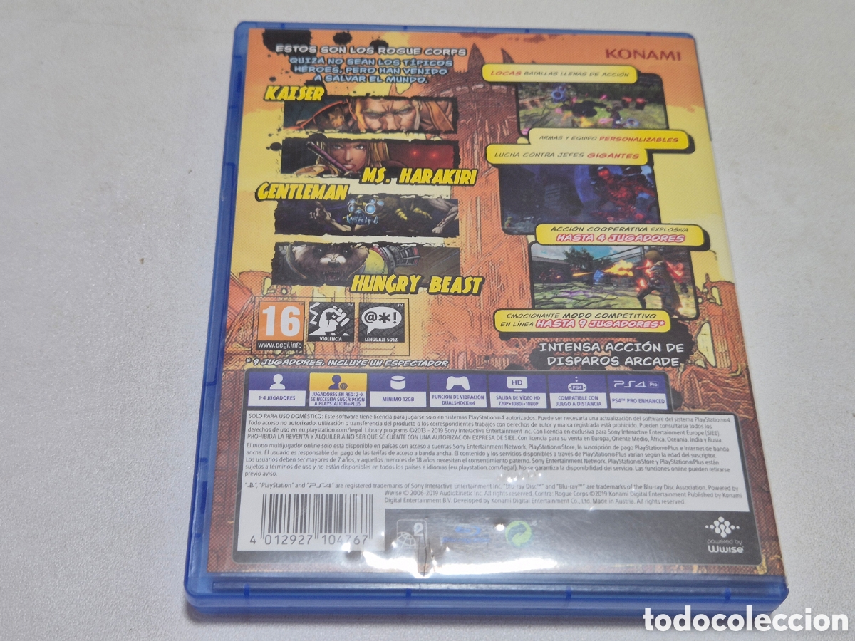 Videojuegos y consolas PS4 de segunda mano: Contra Rogue Corps . Ps4 - Foto 2