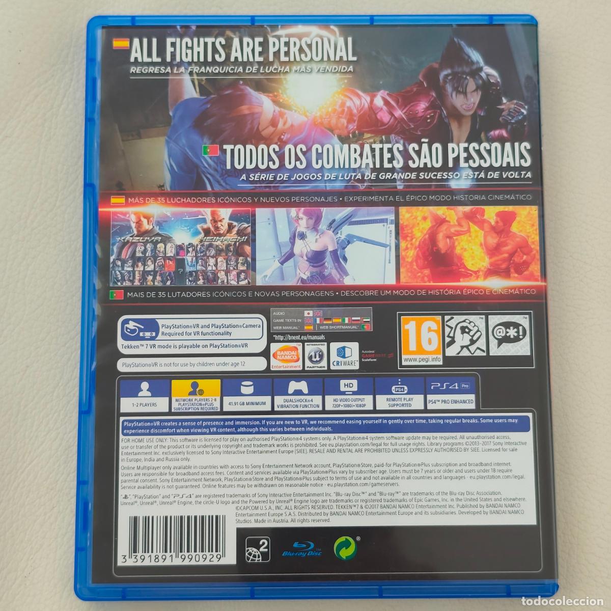 Videojuegos y consolas PS4 de segunda mano: Video juego - PS4 - Tekken 7 - VR Compatible - Foto 2