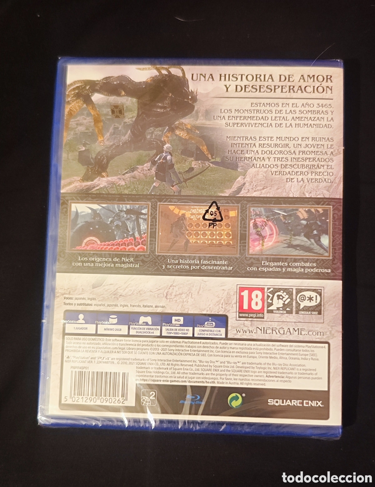 Videojuegos y consolas PS4 de segunda mano: ⚫ LIQUIDACI&Oacute;N ⚫ Nier Replicant PS4 Precintado - Foto 2