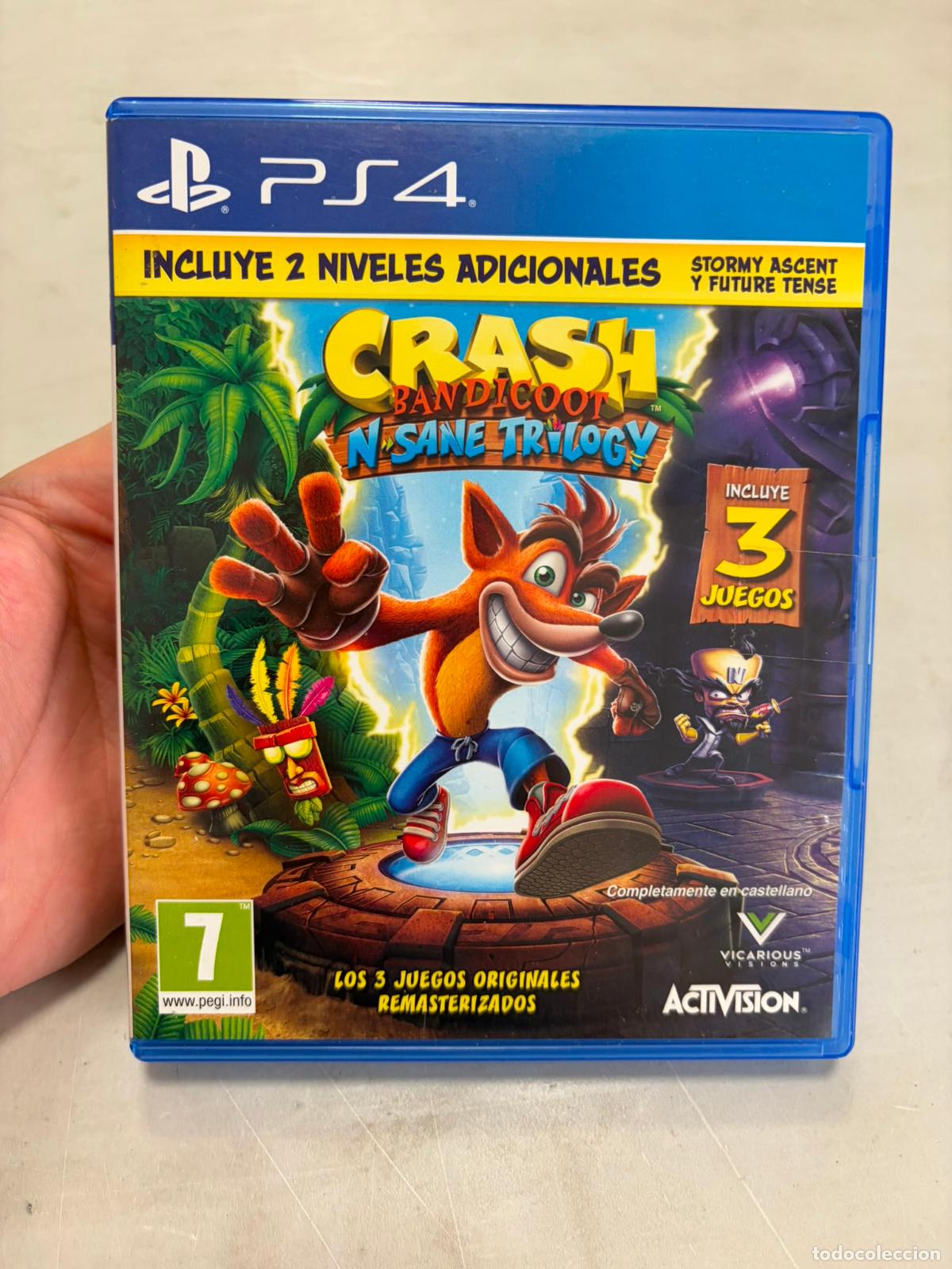 Videojuegos y consolas PS4 de segunda mano: Crash n sane trilogy - Sony playstation 4 Ps4 pal esp play station
