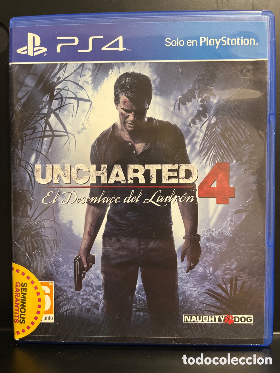 Videojuegos y consolas PS4 de segunda mano: UNCHARTED 4 EL DESENLACE DEL LADR&Oacute;N PS4 PEGI 16 NAUGTHY DOG