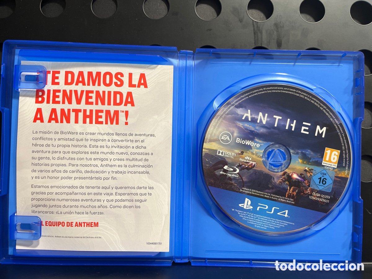 Videojuegos y consolas PS4 de segunda mano: ANTHEM PS4 PEGI 16 BIOWARE EA - Foto 3