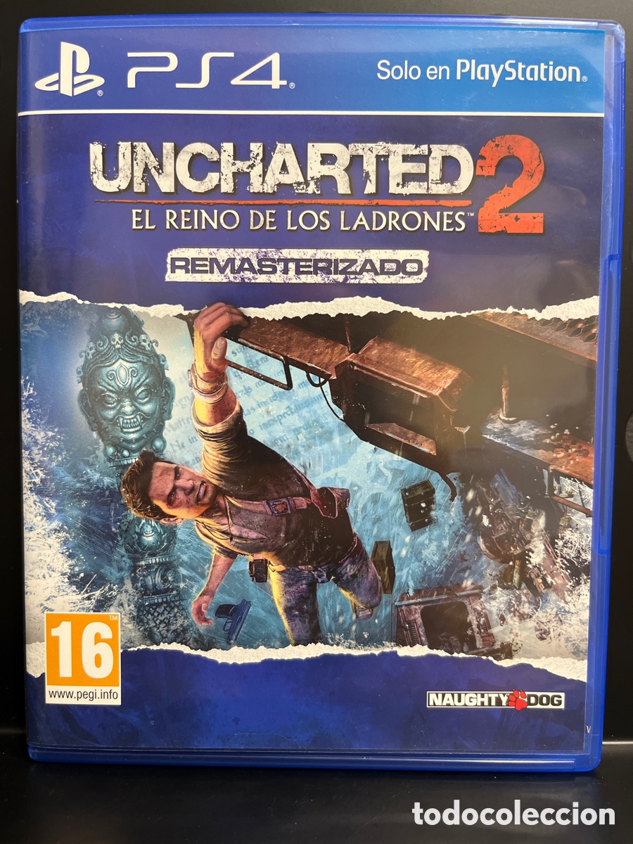 Videojuegos y consolas PS4 de segunda mano: UNCHARTED 2 : EL REINO DE LOS LADRONES REMASTERIZADO PS4 PEGI 16 NAUGHTY DOG