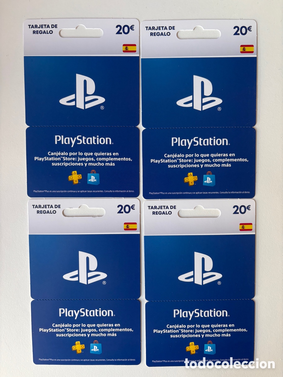 Videojuegos y consolas PS4 de segunda mano: Tarjetas Regalo PlayStation PS4/PS5 80&euro;