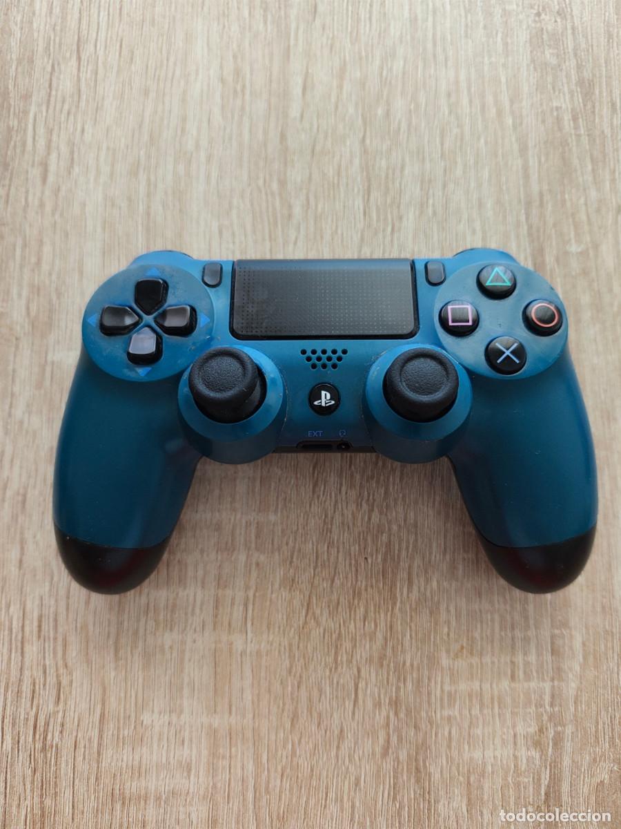 Videojuegos y consolas PS4 de segunda mano: Mando Dualshock 4 Azul PS4