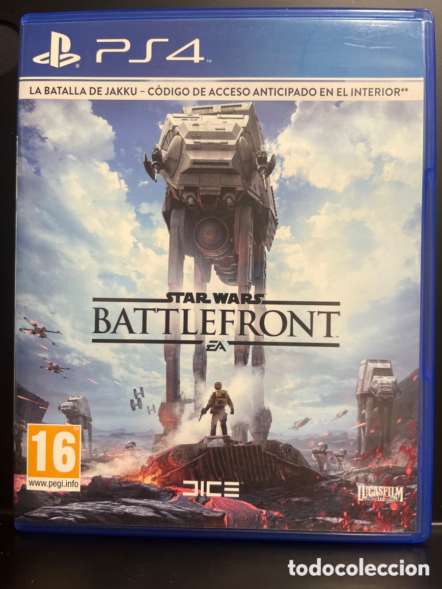Videojuegos y consolas PS4 de segunda mano: STAR WARS : BATTLEFRONT PS4 PEGI 16 DICE LUCASFILM LTD