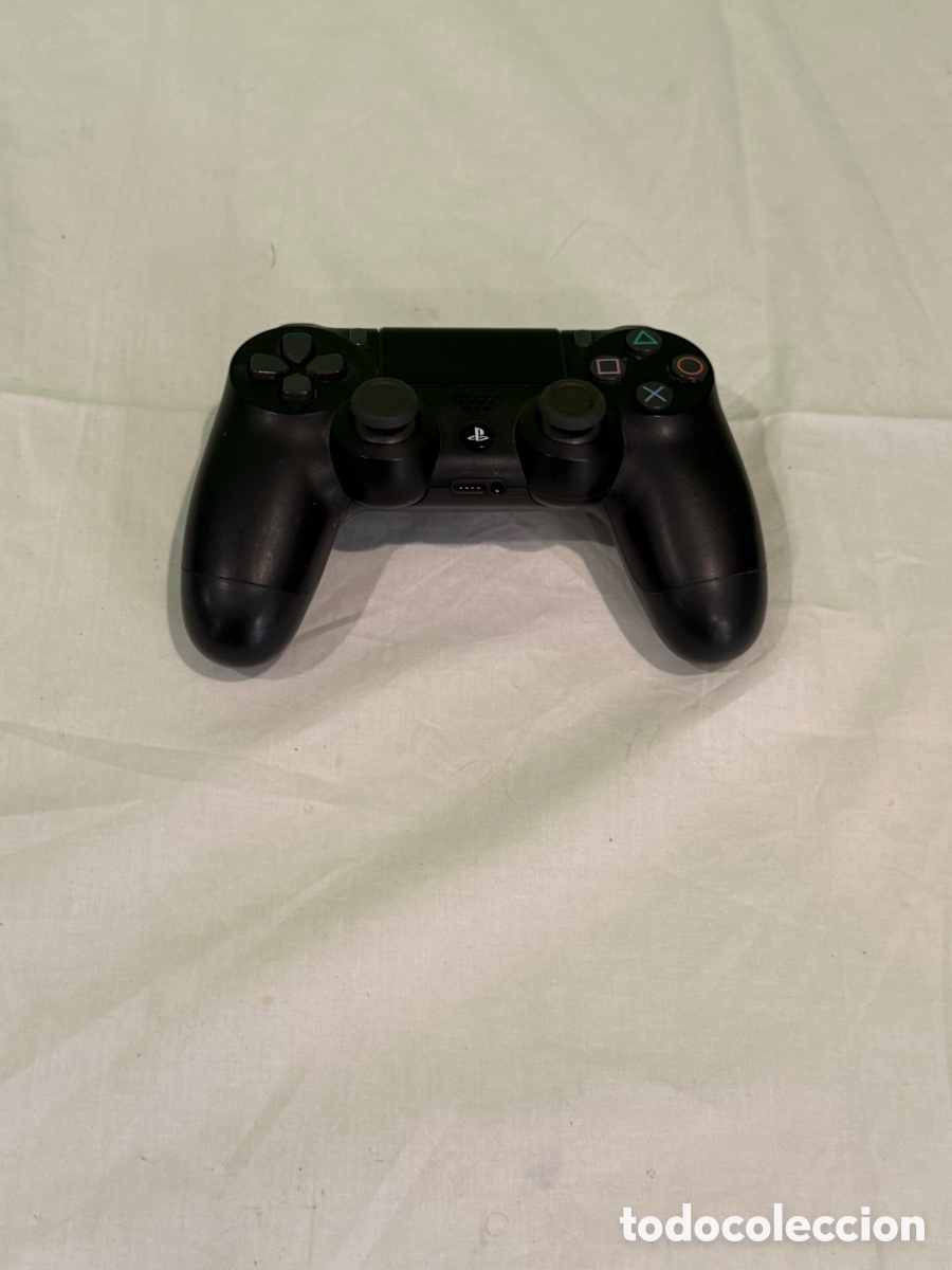 Videojuegos y consolas PS4 de segunda mano: Mando original Sony DualShock 4 para PlayStation 4 PS4 &ndash; Negro &ndash; Funciona perfectamente