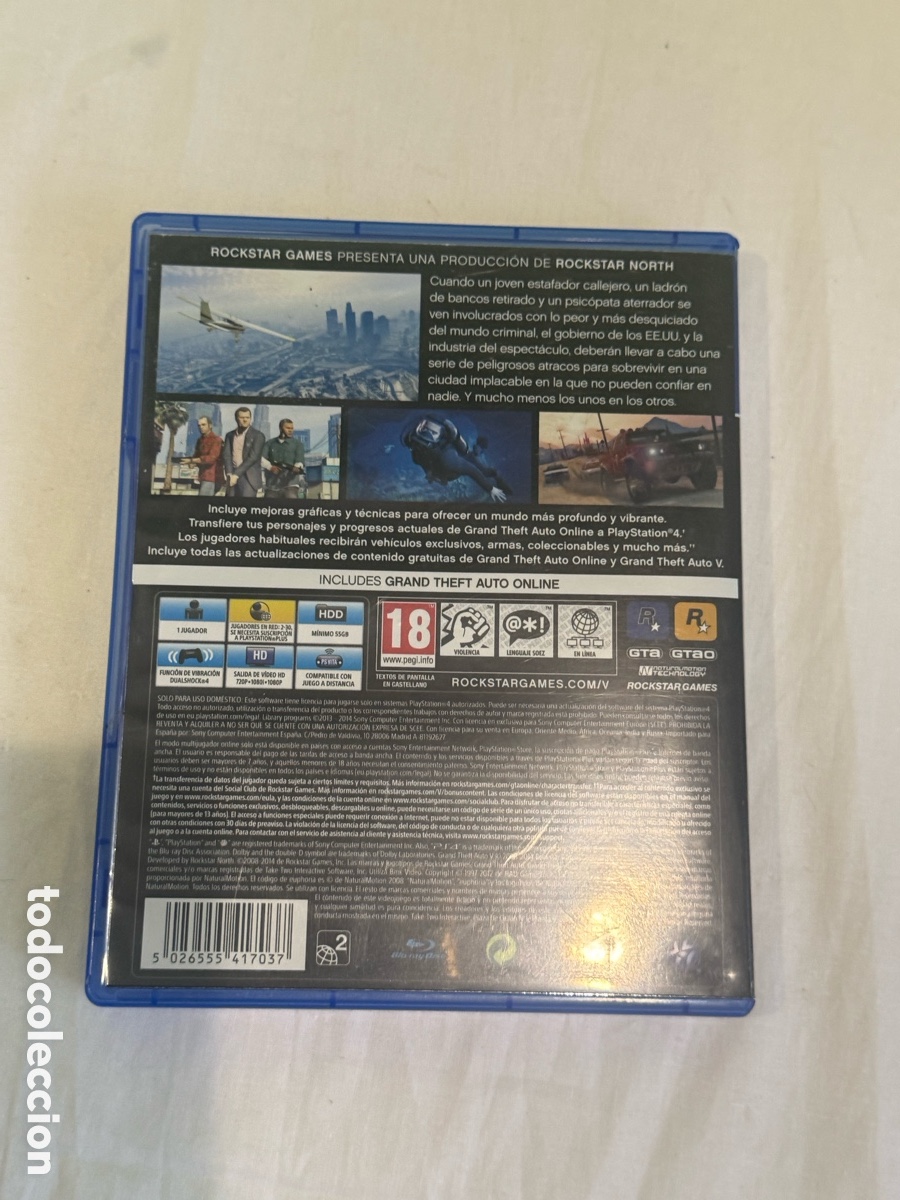 Videojuegos y consolas PS4 de segunda mano: GTA V Grand Theft Auto 5 PS4 - Foto 4