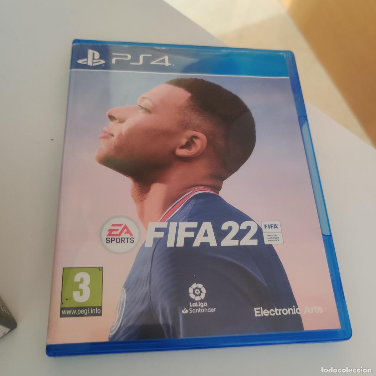 Videojuegos y consolas PS4 de segunda mano: PS4 FIFA 22 portada Mbappe - Foto 1