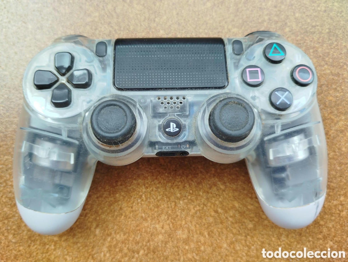 Videojuegos y consolas PS4 de segunda mano: Mando PS4 DualShock 4 Crystal para piezas - Foto 2