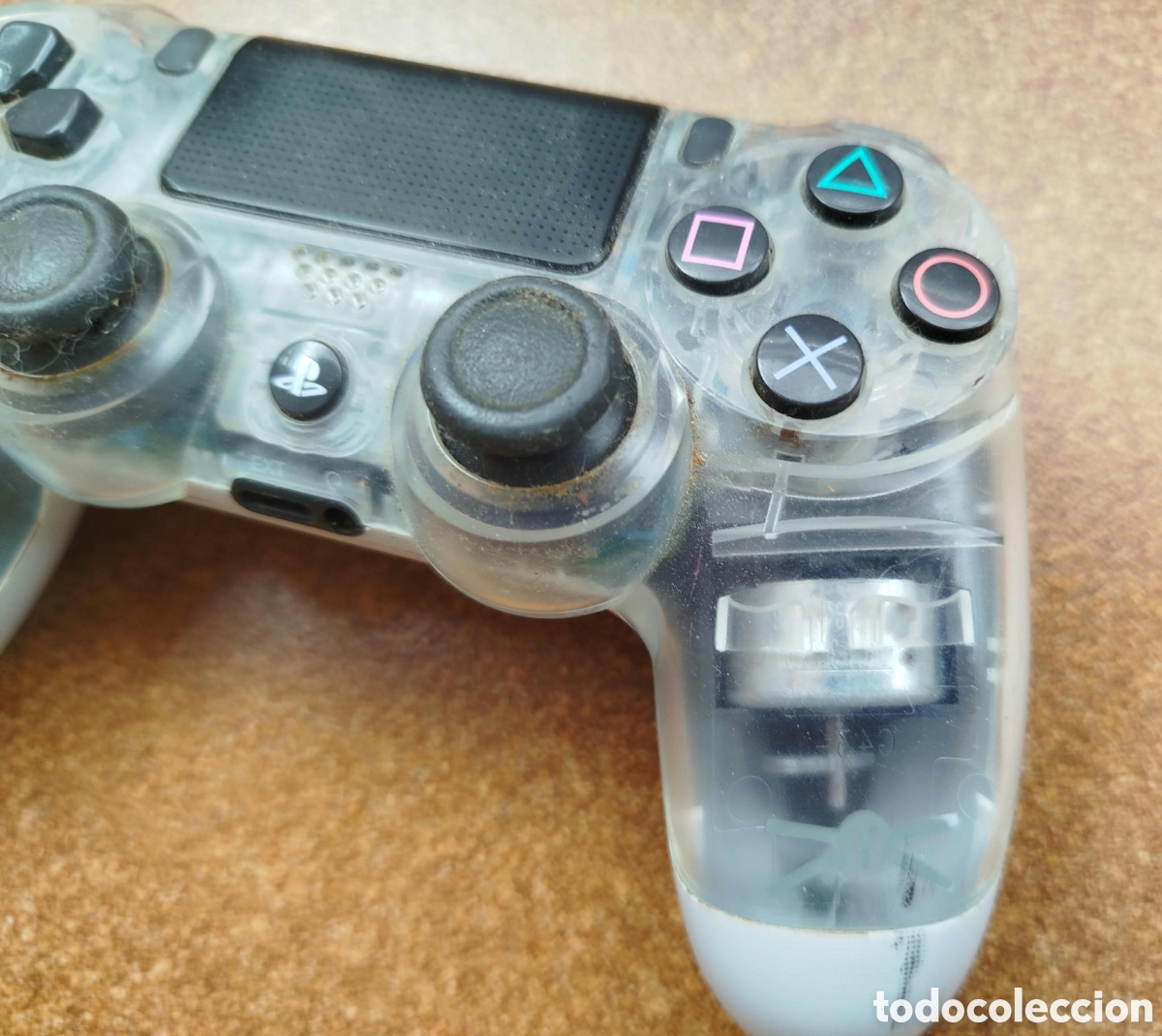 Videojuegos y consolas PS4 de segunda mano: Mando PS4 DualShock 4 Crystal para piezas - Foto 3