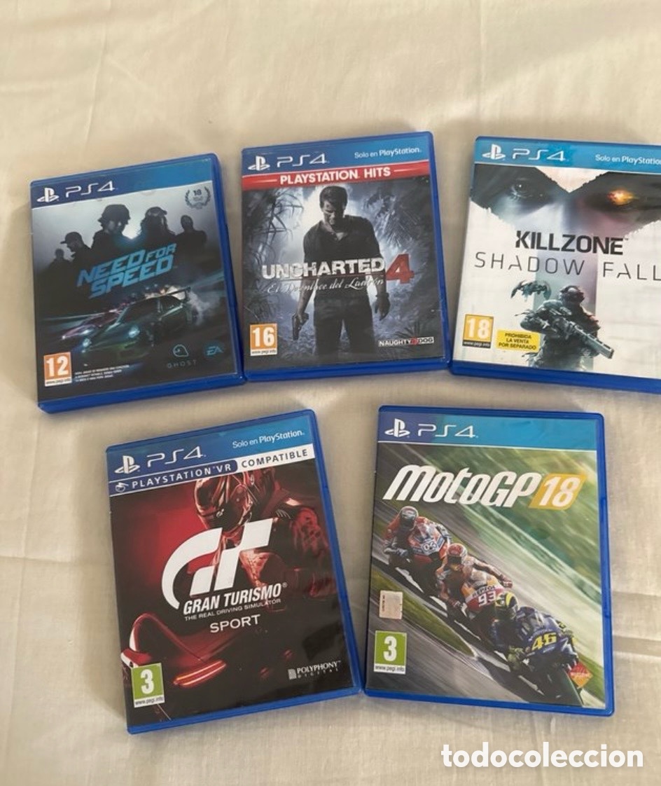 Videojuegos y consolas PS4 de segunda mano: Lote 5 juegos PS4 variados
