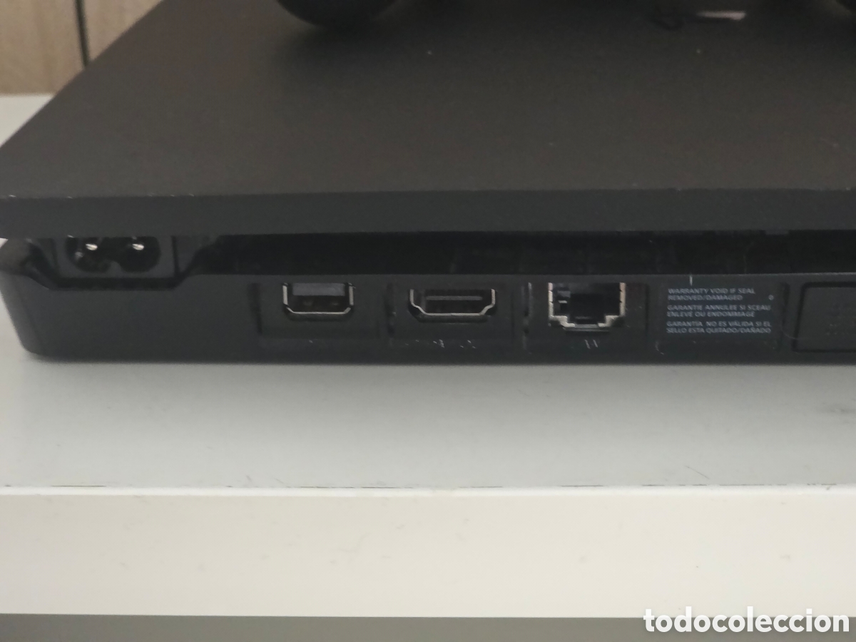 Videojuegos y consolas PS4 de segunda mano: PS4 Slim Sony + mando + cables HDMI y corriente - Foto 5