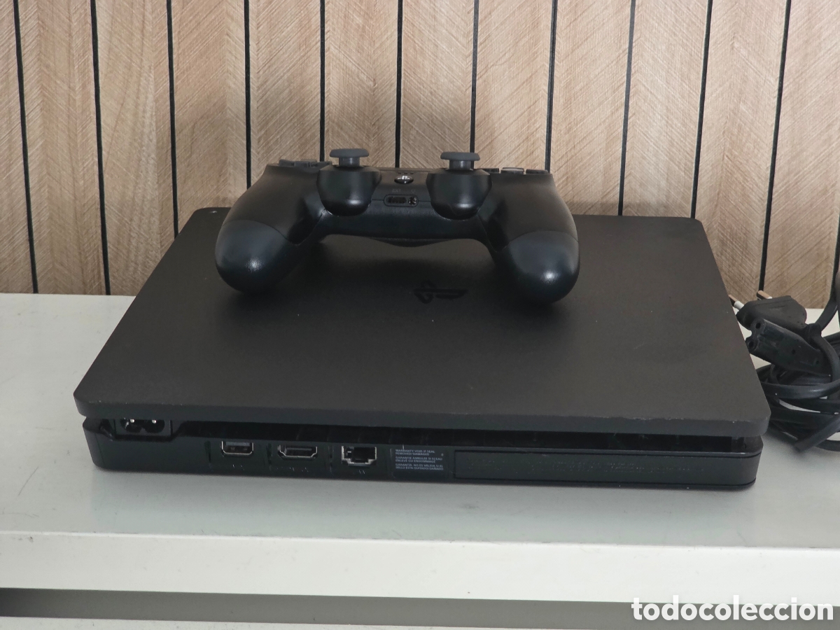 Videojuegos y consolas PS4 de segunda mano: PS4 Slim Sony + mando + cables HDMI y corriente - Foto 6