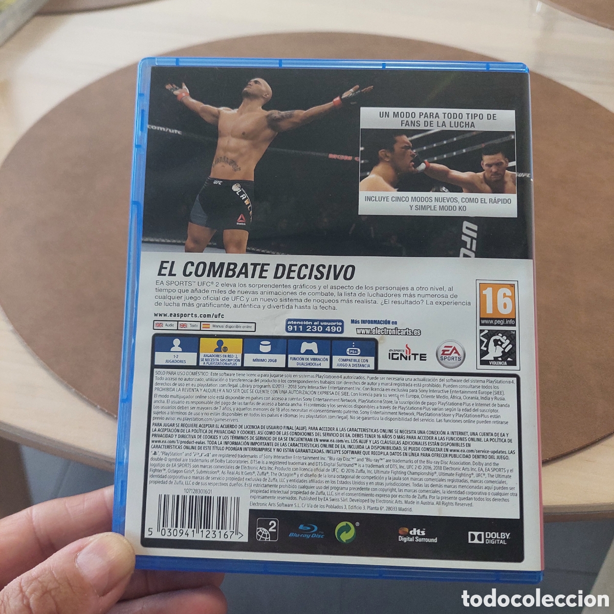 Videojuegos y consolas PS4 de segunda mano: Playstation Hits UFC 2. PS 4 - Foto 2