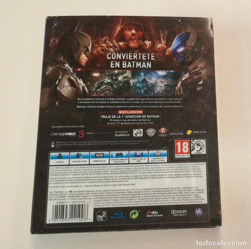 Videojuegos y consolas PS4 de segunda mano: Batman Arkham Knight Special Edition PS4 - Foto 2