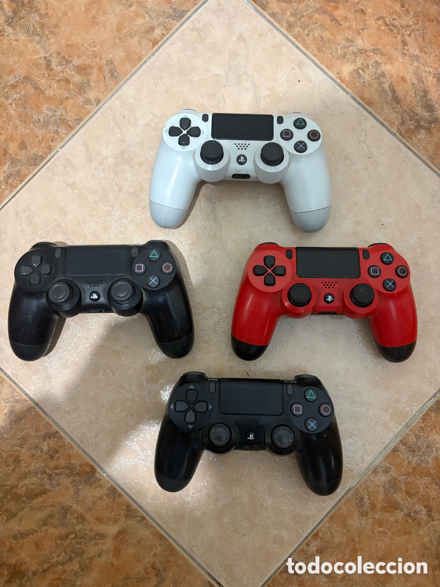 Videojuegos y consolas PS4 de segunda mano: Lote 4 mandos PS4 (Playstation 4)