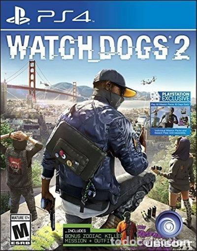 Videojuegos y consolas PS4 de segunda mano: Watch Dogs 2- 0887256022891