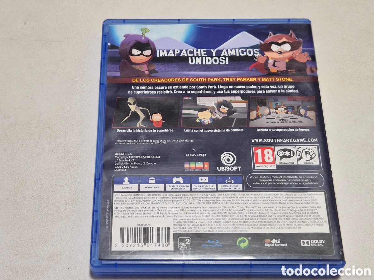 Videojuegos y consolas PS4 de segunda mano: South Park Retaguardia en Peligro - Foto 2