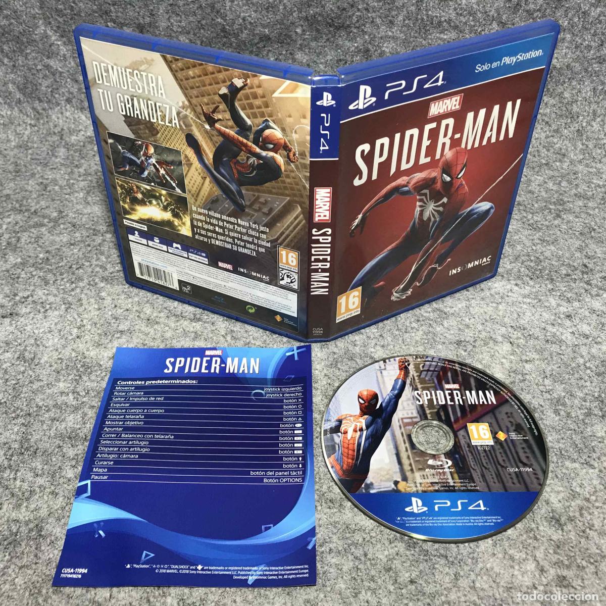 Videojuegos y consolas PS4 de segunda mano: MARVEL SPIDERMAN SONY PLAYSTATION 4 PS4 - Foto 1
