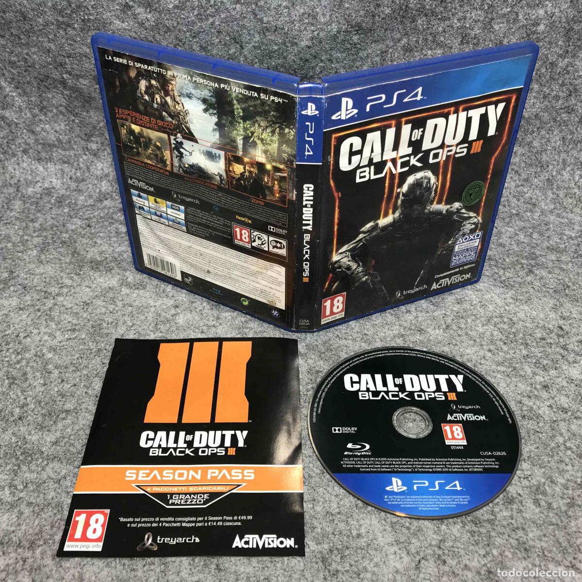 Videospiele und Konsolen PS4: CALL OF DUTY BLACK OPS III SONY PLAYSTATION 4 PS4