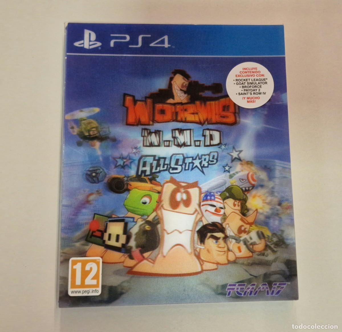 Videojuegos y consolas PS4 de segunda mano: Worms W.M.D All Stars PS4 - Foto 1