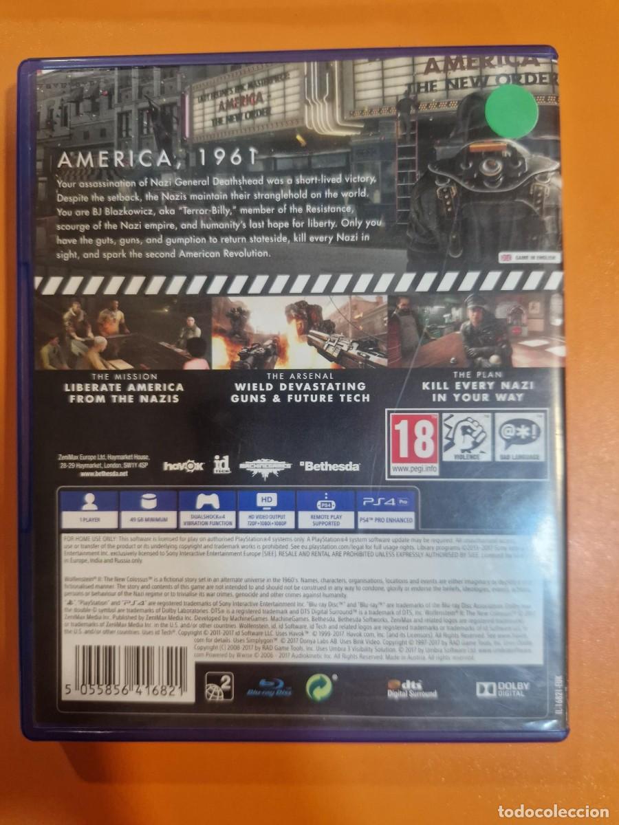 Videojuegos y consolas PS4 de segunda mano: Wolfenstein II: The New Colossus - Day One Edition &rdquo;DISC&rdquo; - Foto 2
