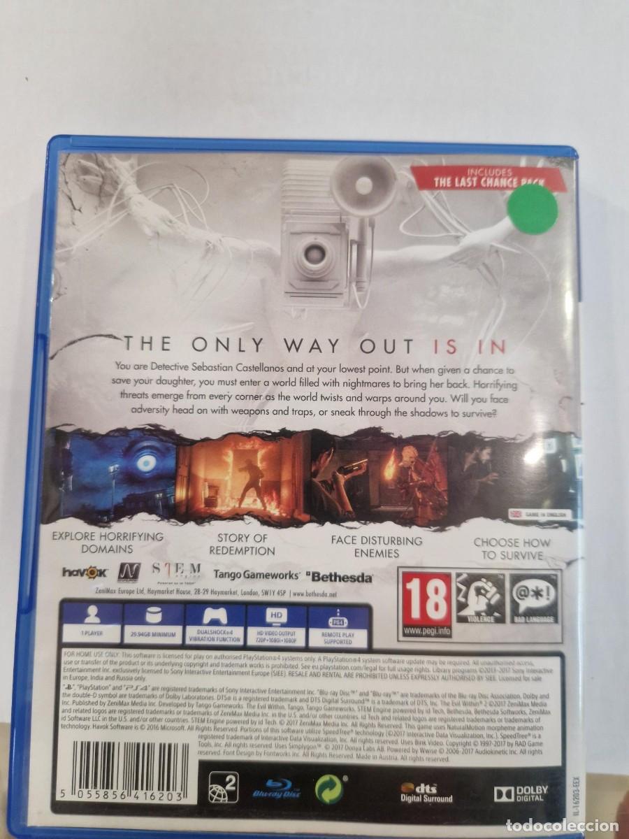 Videojuegos y consolas PS4 de segunda mano: The Evil Within 2 (PS4) IMPORT - Foto 2