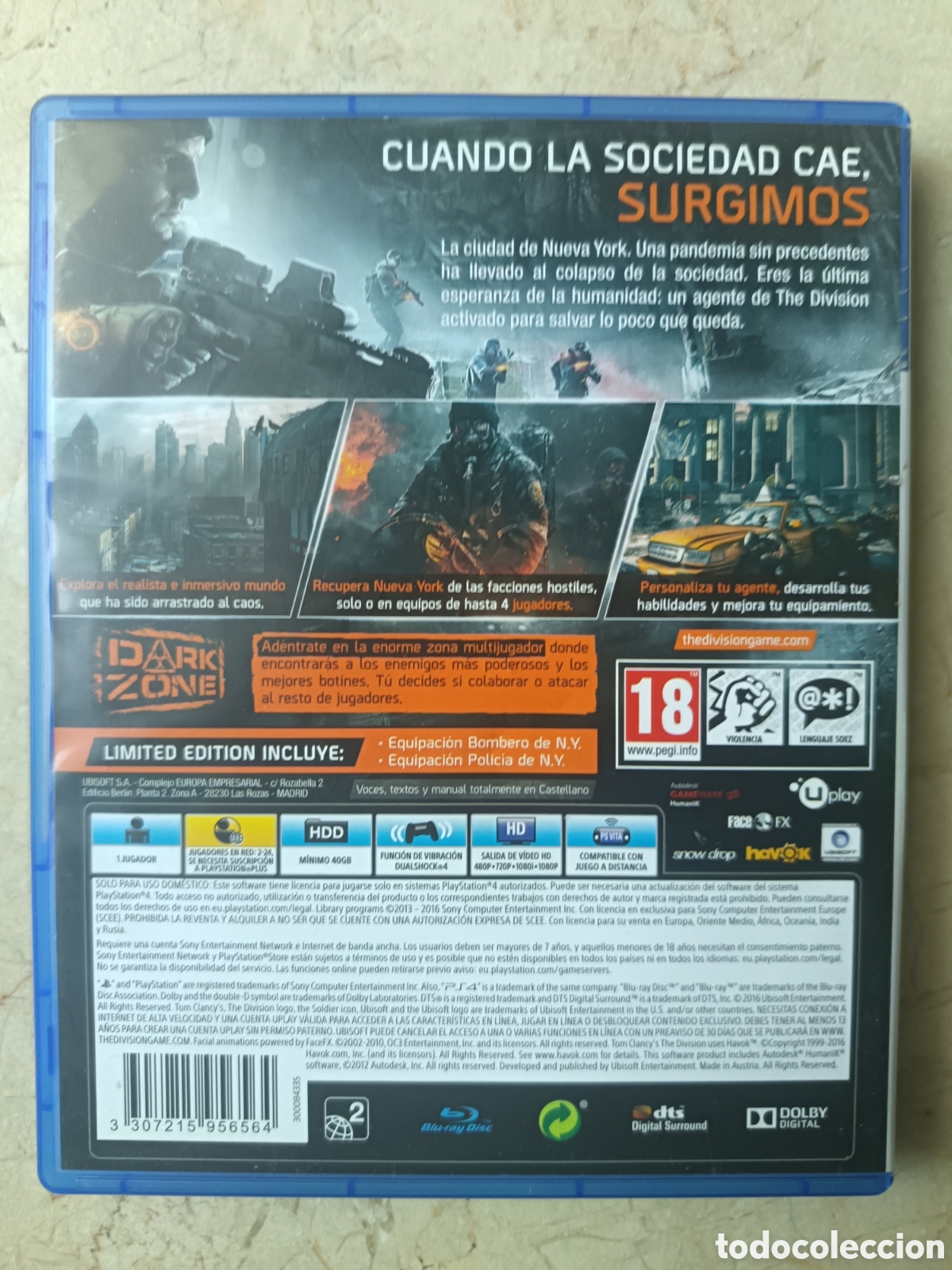 Videojuegos y consolas PS4 de segunda mano: JUEGO PS4 THE DIVISION 1 Y 2 - Foto 2