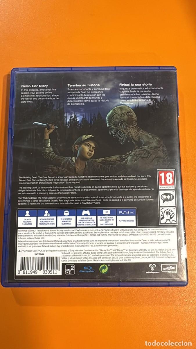 Videojuegos y consolas PS4 de segunda mano: The Walking Dead: La Temporada Final [PS4] &rdquo;DESP&rdquo; - Foto 2