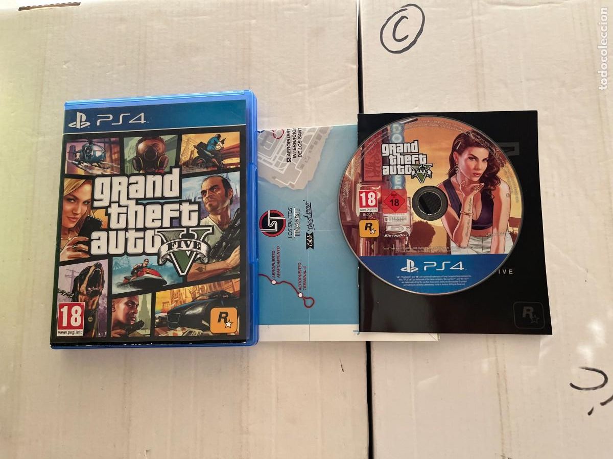 Jeux Vid&eacute;o et Consoles: GRAND THEFT AUTO FIVE GTA V 5 - PS4 PLAYSTATION 4 PLAY STATION KREATEN