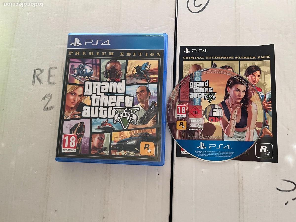 Jeux Vid&eacute;o et Consoles: GRAND THEFT AUTO FIVE GTA V 5 PREMIUM EDITION - PS4 PLAYSTATION 4 PLAY STATION KREATEN