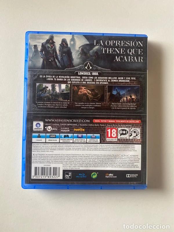 Videojuegos y consolas PS4 de segunda mano: Assassins Creed Syndicate PS4 - Foto 3