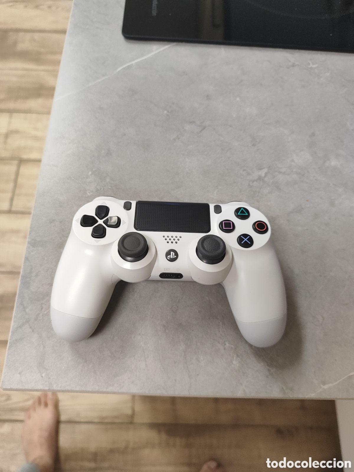 Videojuegos y consolas PS4 de segunda mano: Mando ps4 blanco original