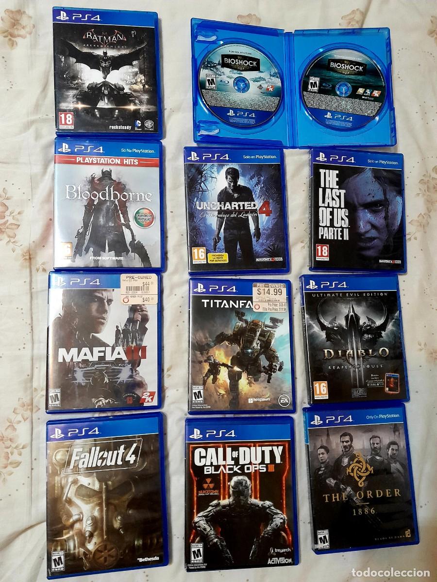 Videojuegos y consolas PS4 de segunda mano: Lote de 11 videojuegos Vendo o cambio