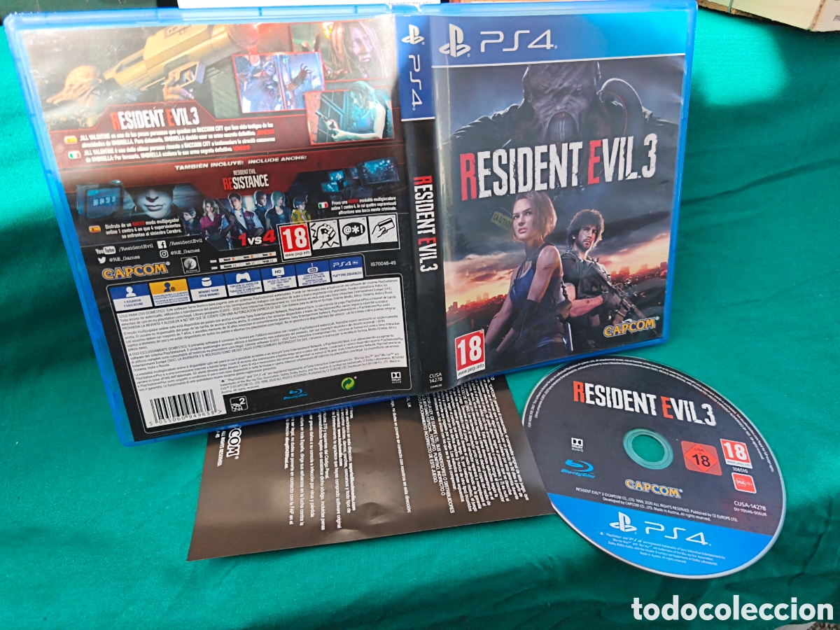 Videojuegos y consolas PS4 de segunda mano: Resident Evil 3 PS4 usado