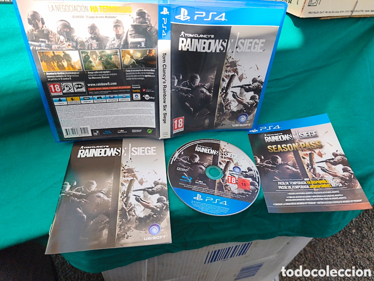 Videojuegos y consolas PS4 de segunda mano: Tom clancys Rainbows x Siege ps4