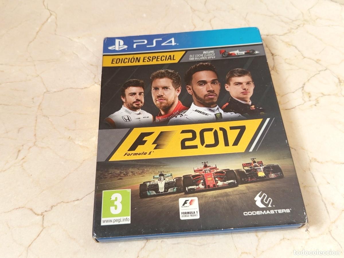 Videojuegos y consolas PS4 de segunda mano: PS4 - Formula 1 2017. Edici&oacute;n Especial. Completo. Funciona!