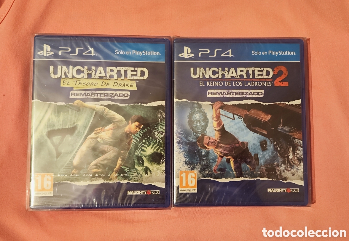 Videojuegos y consolas PS4 de segunda mano: Lote Uncharted Remasterizado PlayStation PS4