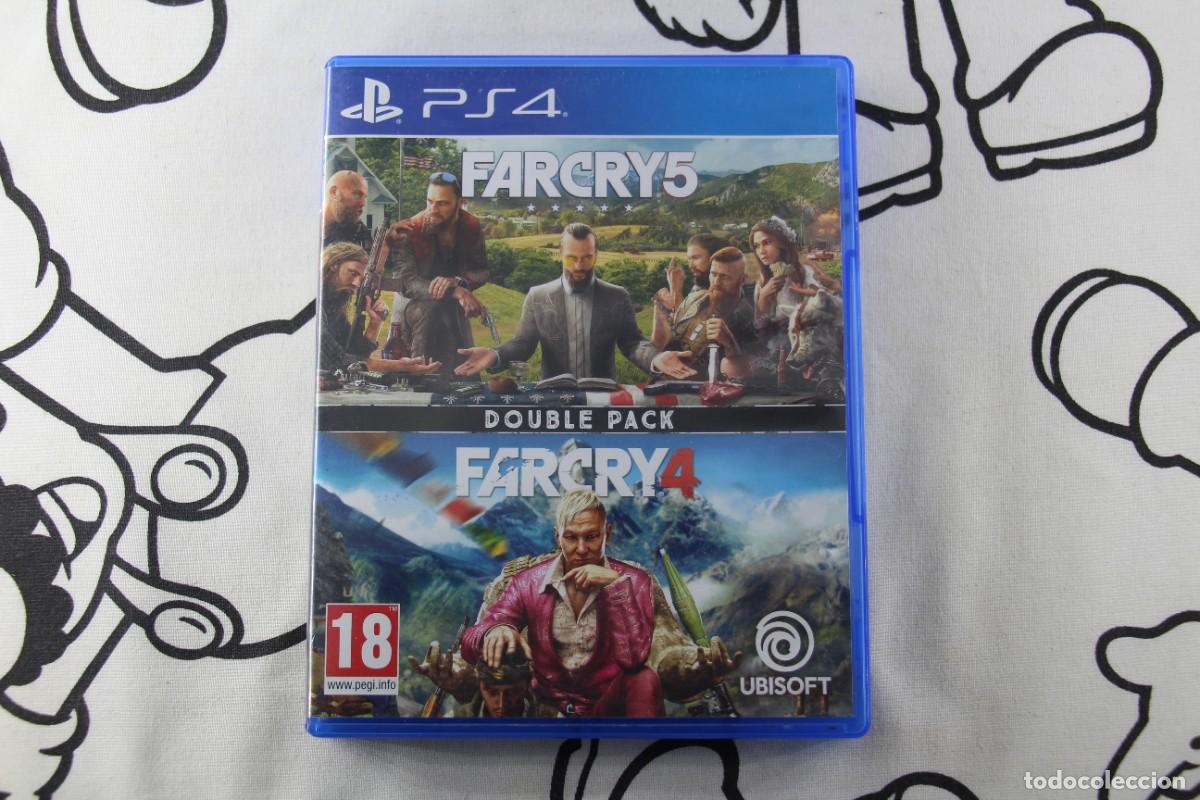 Videojuegos y consolas PS4 de segunda mano: PLAY STATION 4 PS4 FARCRY 5 + FARCRY 4 DOUBLE PACK MUY BUEN ESTADO PAL ESPA&Ntilde;A