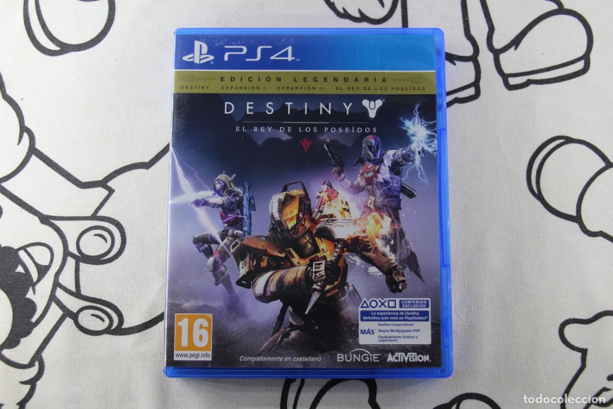 Videojuegos y consolas PS4 de segunda mano: PLAY STATION 4 PS4 DESTINY EL REY DE LOS POSEIDOS EDICI&Oacute;N LEGENDARIA MUY BUEN ESTADO PAL ESPA&Ntilde;A
