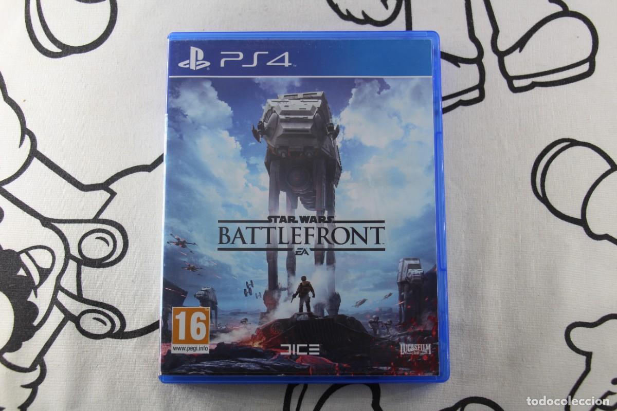 Videojuegos y consolas PS4 de segunda mano: PLAY STATION 4 PS4 STAR WARS BATTLEFRONT MUY BUEN ESTADO PAL ESPA&Ntilde;A