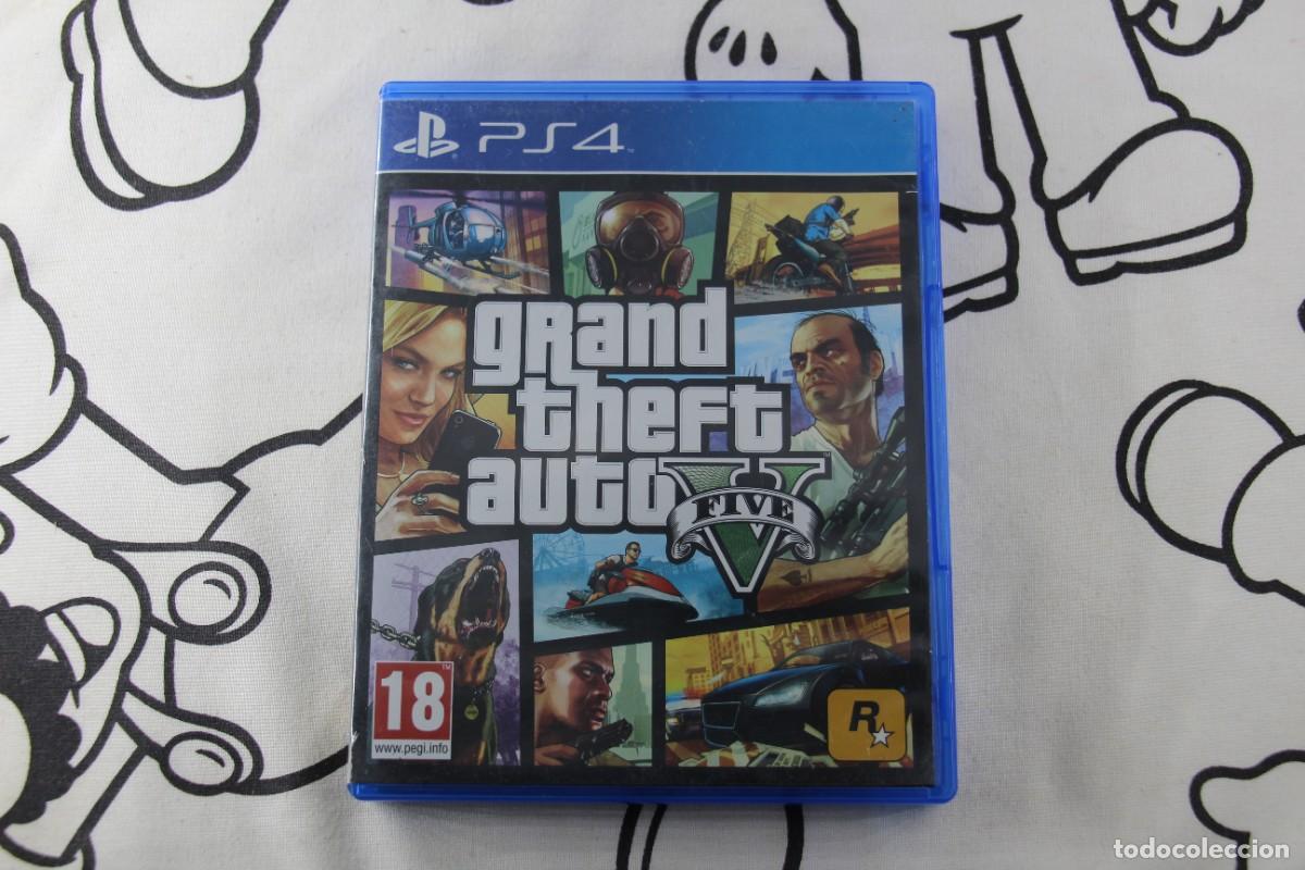 Video Games and Consoles PS4: PLAY STATION 4 PS4 GRAND THEFT AUTO V 5 FIVE BUEN ESTADO PAL ESPA&Ntilde;A