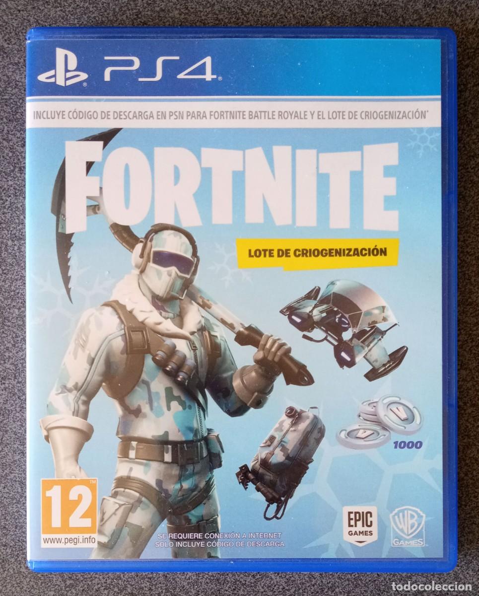 Videojuegos y consolas PS4 de segunda mano: Funda estuche caja vac&iacute;a Playstation 4 Fortnite