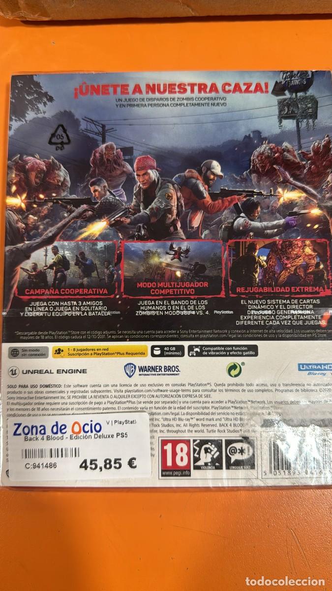 Videojuegos y consolas PS5 de segunda mano: Back 4 Blood - Edici&oacute;n Deluxe PS5 - Foto 2