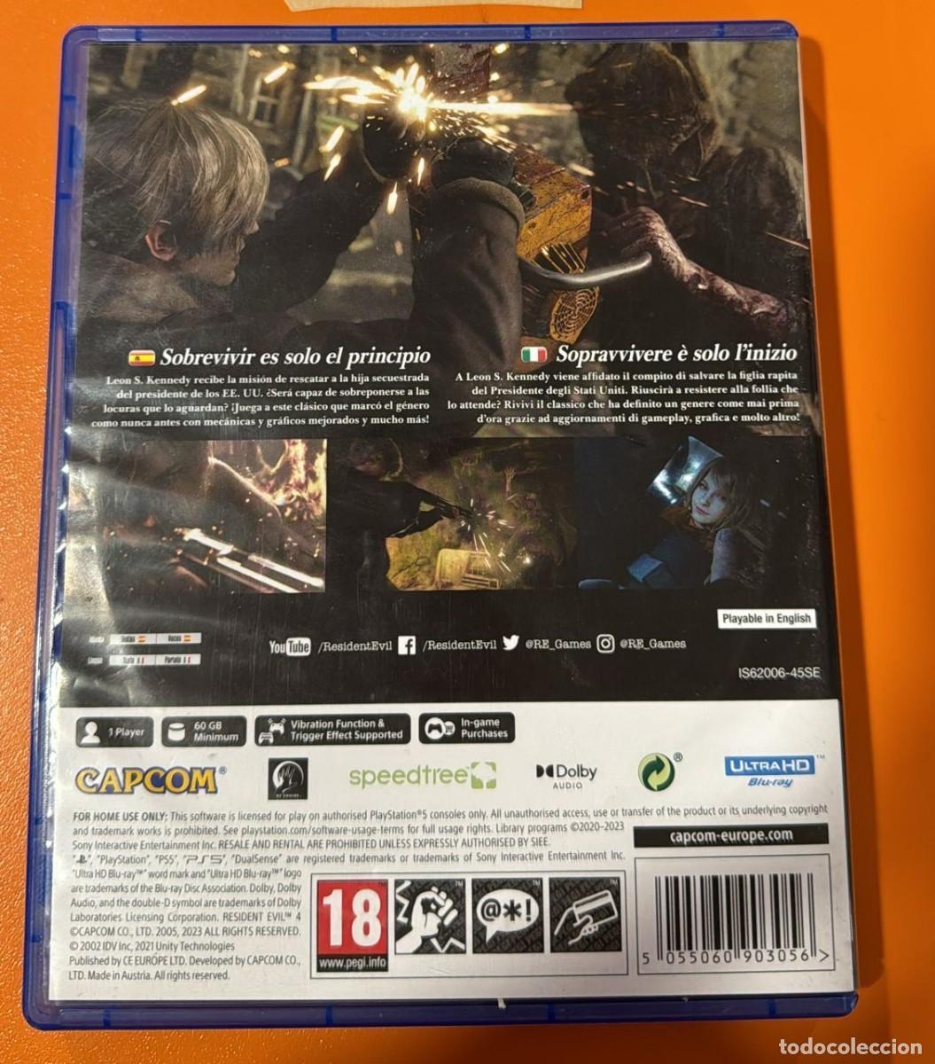 Videojuegos y consolas PS5 de segunda mano: Resident Evil 4 Remake Lenticular Edition - PS5 - Foto 2